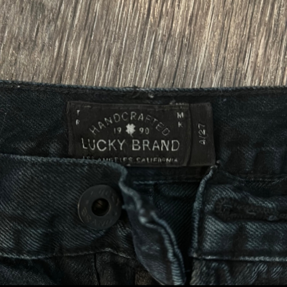 Lucky brand black denim shorts - Picture 2 of 3